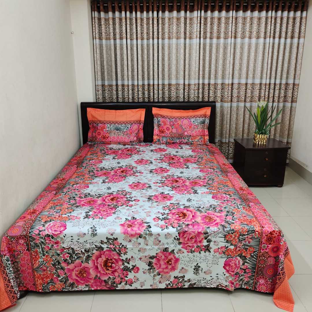 Exclusive,100%,Cotton,Multicolor,Bedsheet