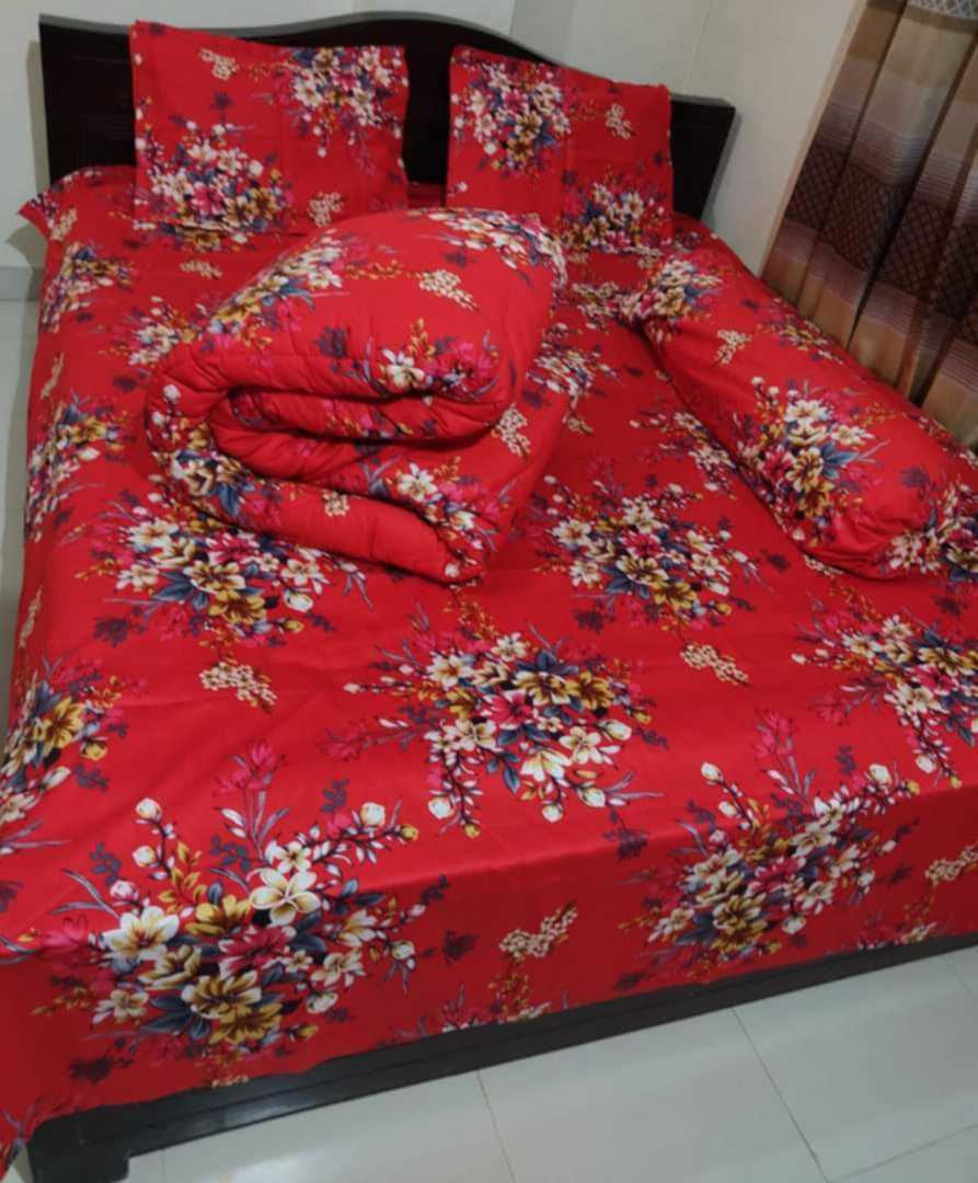 Premium,Quality,Twill,Cotton,Comforter,5,Pcs,Set