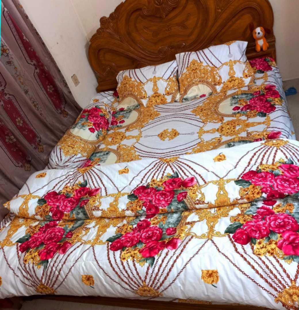 Premium,Quality,Twill,Cotton,Comforter,5,Pcs,Set