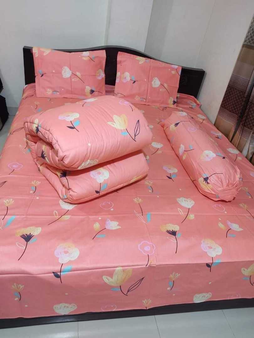 Premium,Quality,Twill,Cotton,Comforter,5,Pcs,Set