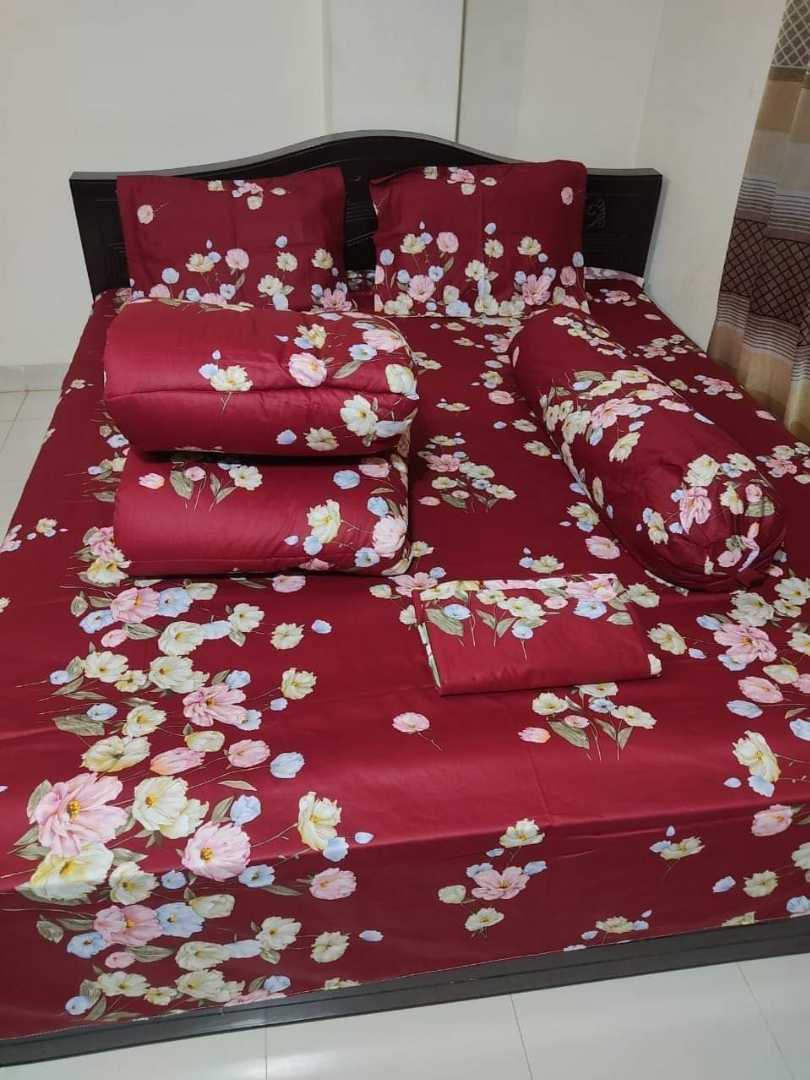 Premium,Quality,Twill,Cotton,Comforter,5,Pcs,Set