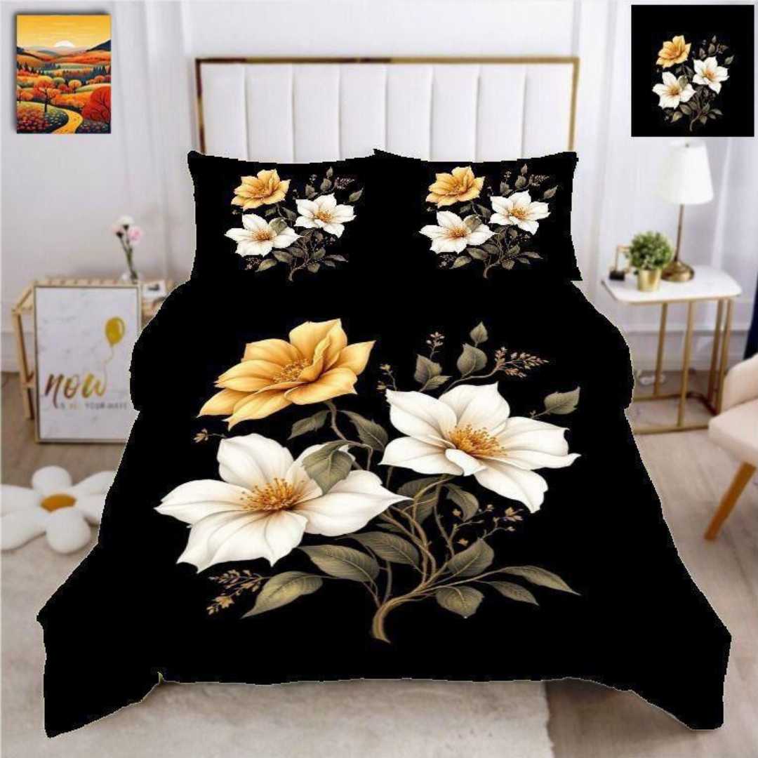 Luxury,King,size,Bed,Sheet,with,Matching,Pillow,covers