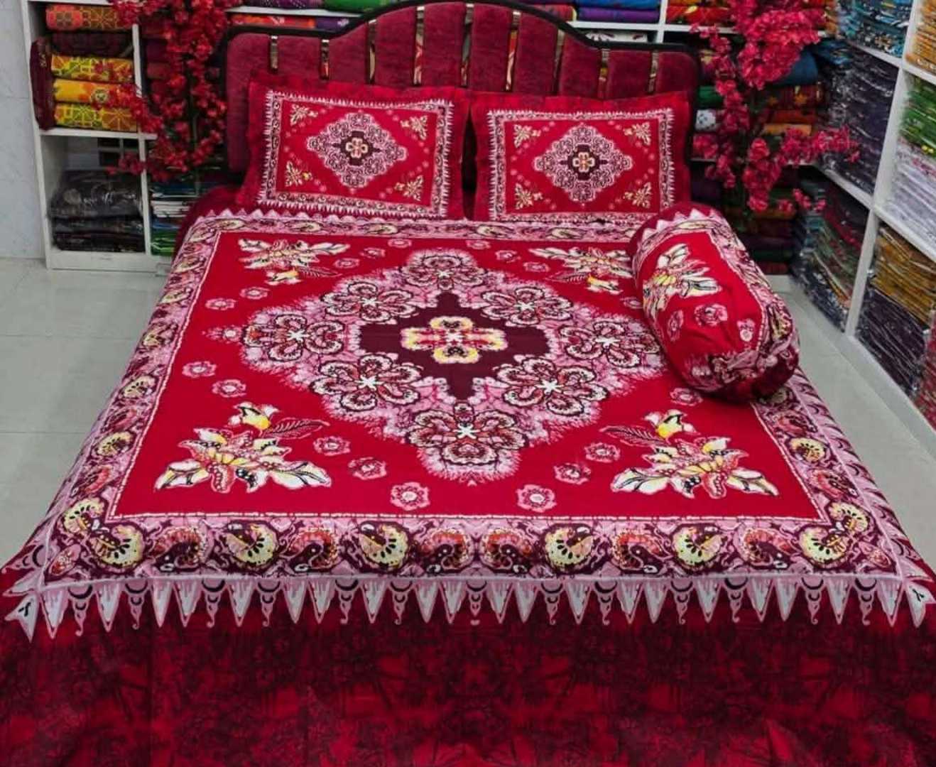 Luxury,King,size,Bed,Sheet,with,Matching,Pillow,covers
