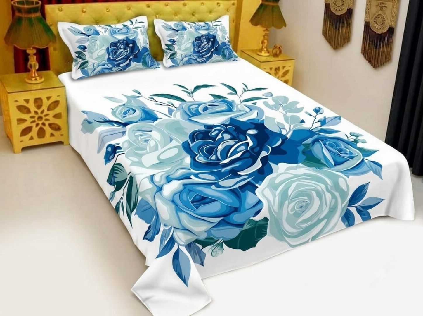 Luxury,King,size,Bed,Sheet,with,Matching,Pillow,covers
