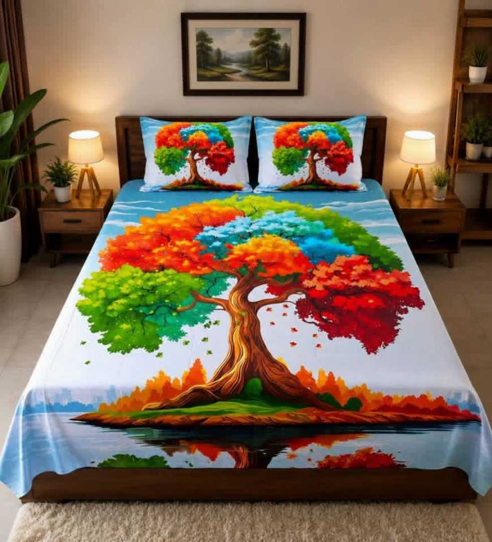 Luxury,King,size,Bed,Sheet,with,Matching,Pillow,covers